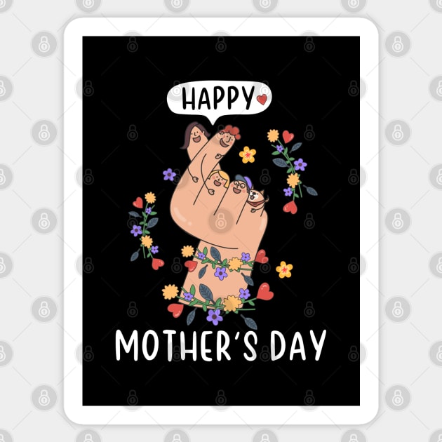 Happy Mother's day 2021 gift for mom and grandma shirt funny mom celebration day gift for funny mother day 2021 for birthday Sticker by dianoo